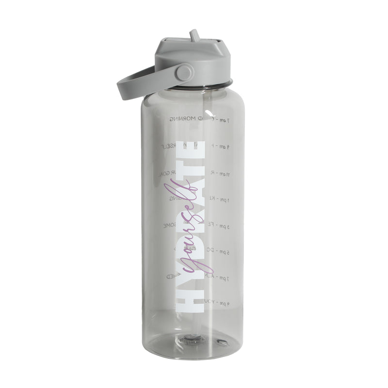 Gibson Home Breuer 50oz Water Bottle w/ AS Lid & Handle - 2 Assorted Colors - Clear - Tritan / AS Plastic - Open Stock