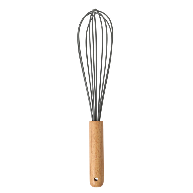 Gibson Home Holton 7pc Kitchen Tools & Gadgets Set - Beech Wood Handle - Nylon/Silicone Head - Gift Box