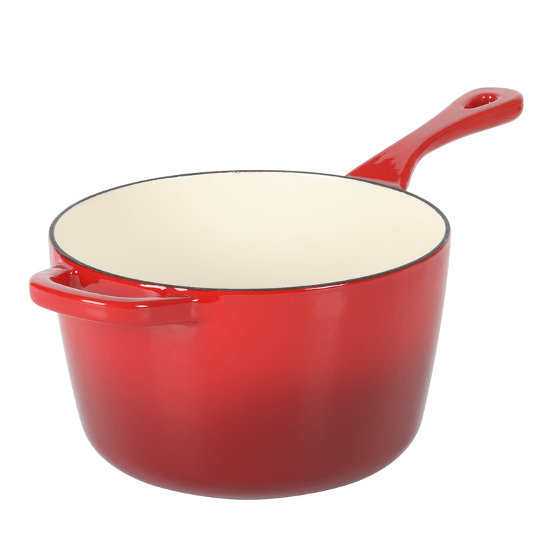 Crock-Pot Artisan 3qt Enamel Cast Iron Saucepan w/ Lid - Round - Gift Box w/ Remailer