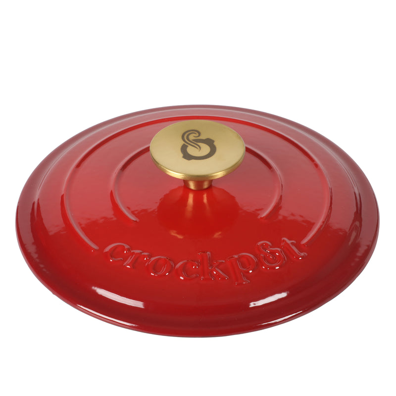 Crock-Pot Artisan 3qt Enamel Cast Iron Saucepan w/ Lid - Round - Gift Box w/ Remailer