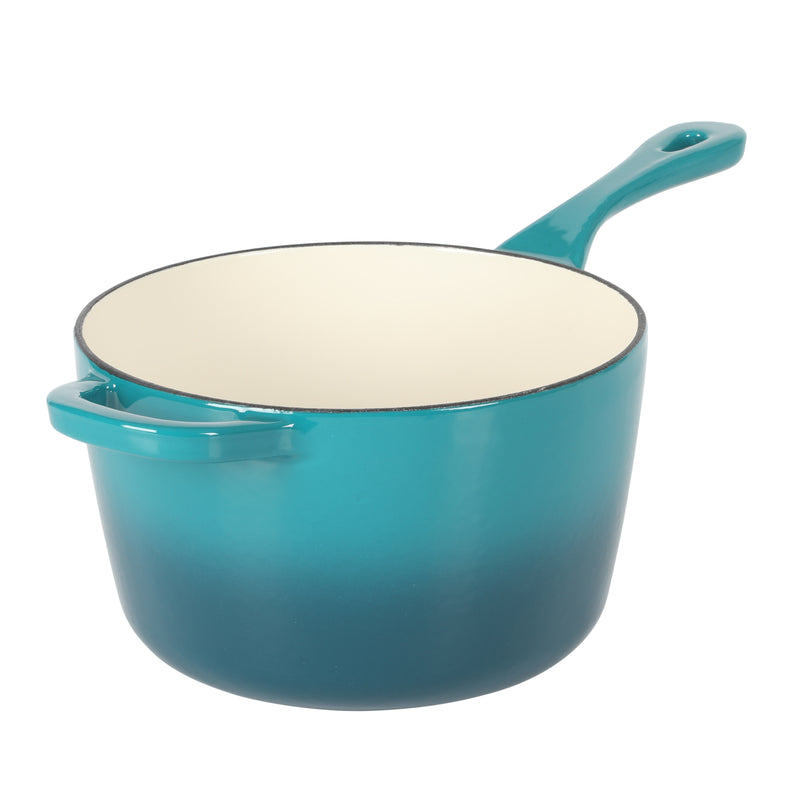 Crock-Pot Artisan 3qt Enamel Cast Iron Saucepan w/ Lid - Round - Gift Box w/ Remailer