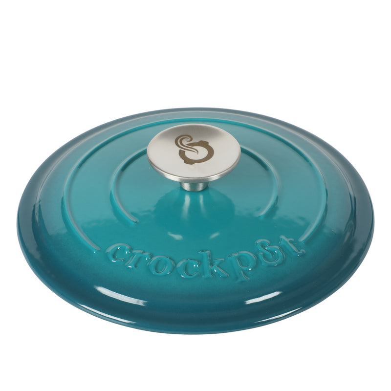 Crock-Pot Artisan 3qt Enamel Cast Iron Saucepan w/ Lid - Round - Gift Box w/ Remailer