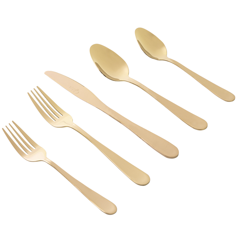 Gibson Home Stravidia 20pc Stainless Steel Flatware Set - Gift Box