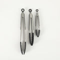 Oster Baldwyn 3pc Stainless Steel Tongs Set - Nylon/SS/TPR Handle - Tie Card