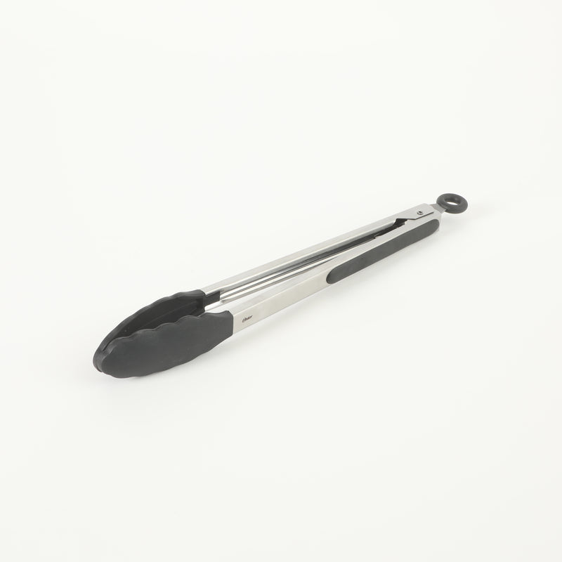 Oster Baldwyn 3pc Stainless Steel Tongs Set - Nylon/SS/TPR Handle - Tie Card