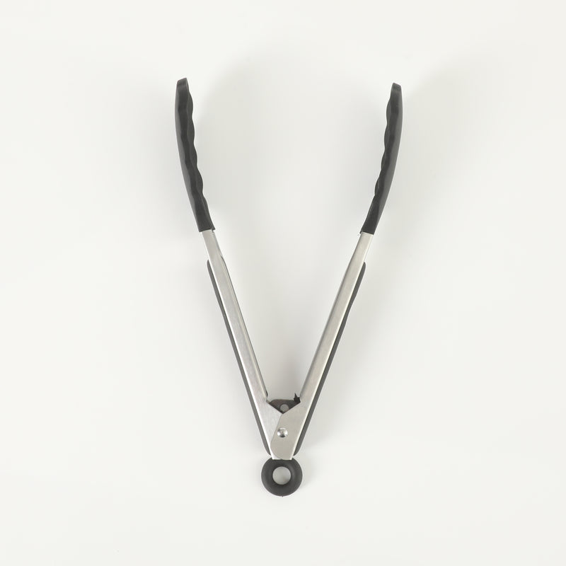 Oster Baldwyn 3pc Stainless Steel Tongs Set - Nylon/SS/TPR Handle - Tie Card