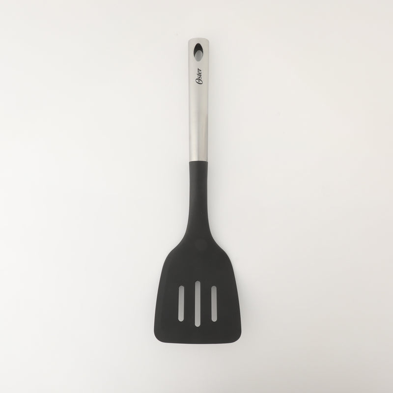 Oster Baldwyn Stainless Steel Slotted Turner - Nylon Head - Tie Card