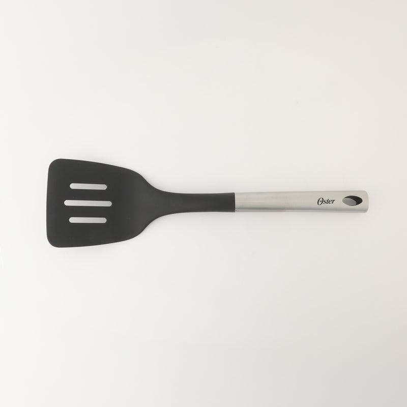 Oster Baldwyn Stainless Steel Slotted Turner - Nylon Head - Tie Card