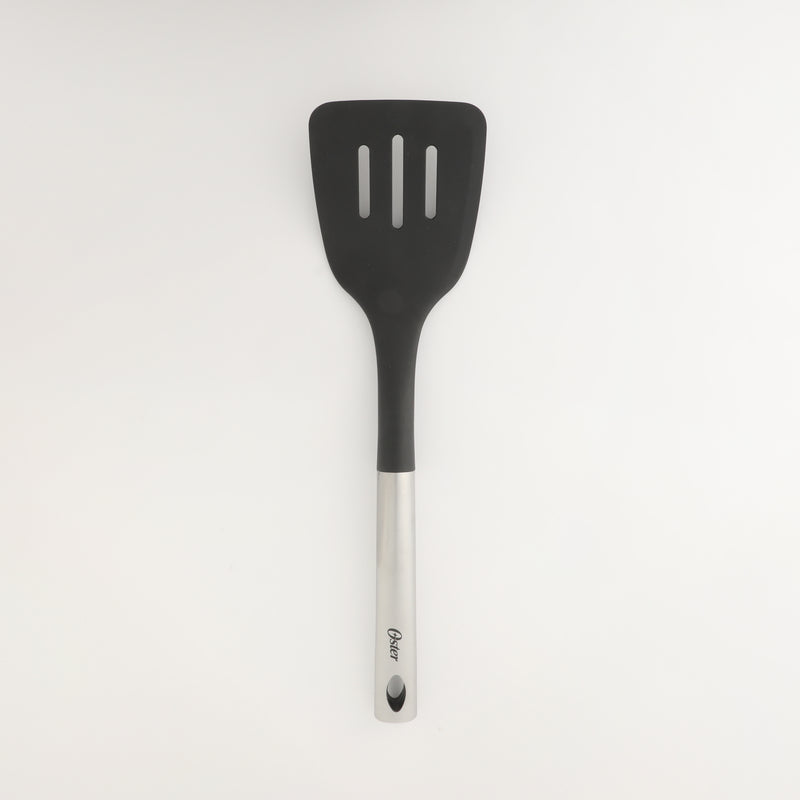 Oster Baldwyn Stainless Steel Slotted Turner - Nylon Head - Tie Card
