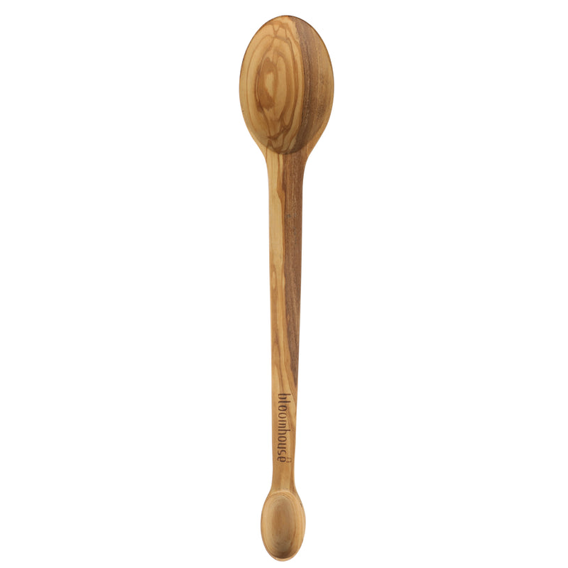 Bloomhouse 2pc 14" Olive Wood Ladle & Tasting Spoon - Hang Tag w/ Remailer