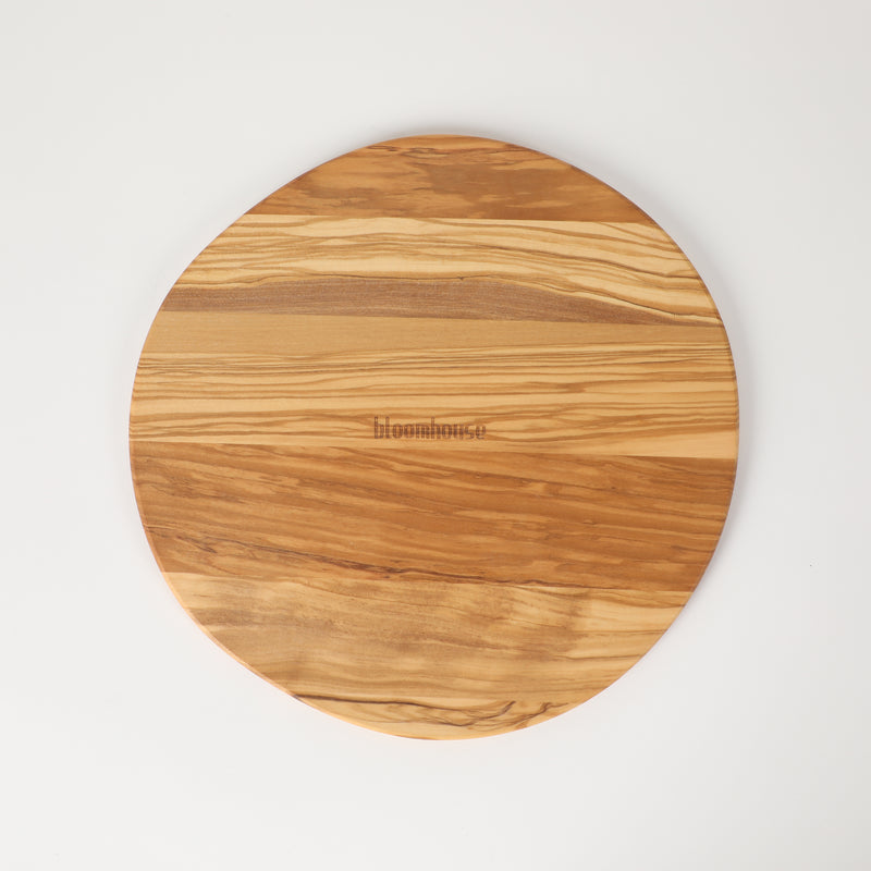 Bloomhouse 13" Preseason Plus Cast Iron Everday Pan w/ Wooden Trivet - Preseasoned Plus - GBX w/ RM