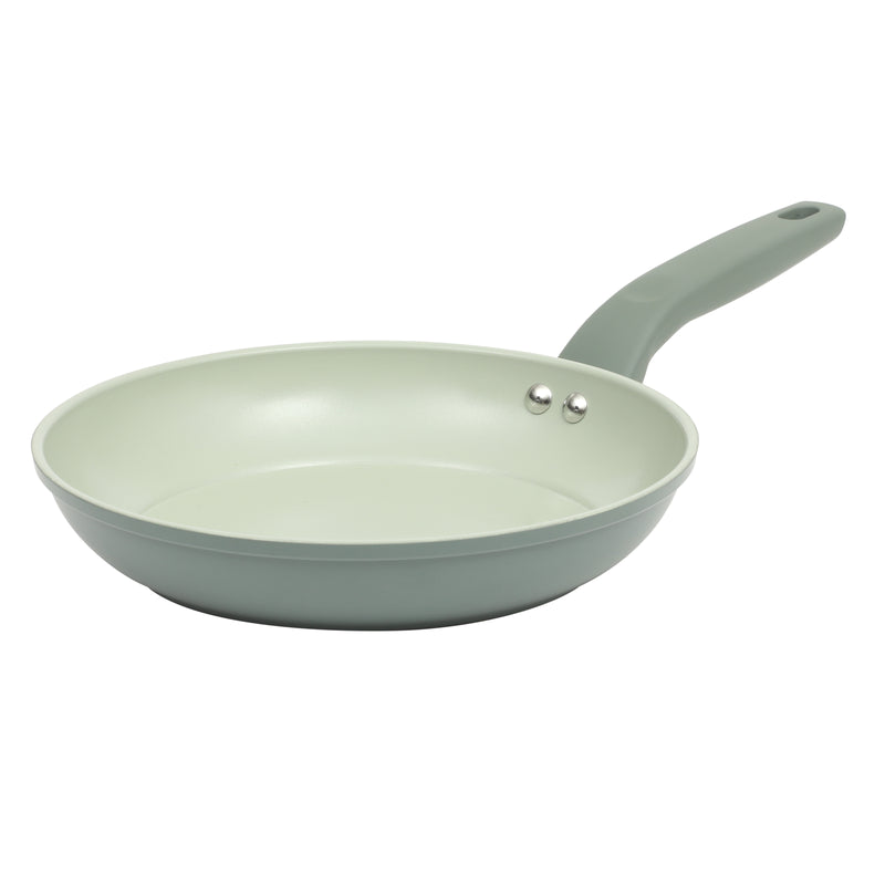 Gibson Home Barnsdall 10pc Aluminum Cookware Set w/ Kitchen Tools & Glass Lid - Grey Ceramic Nonstick Interior - Soft Touch Handle - Gift Box w/ Remailer