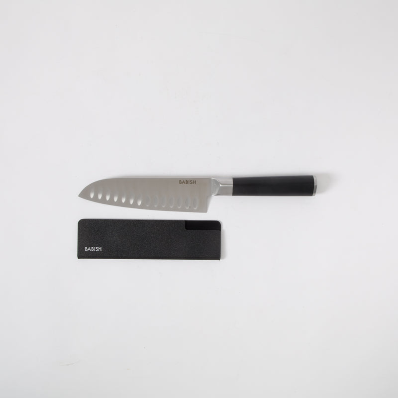 Babish 14pc Stainless Steel Cutlery Set w/ Sheaths - ABS Handle - Remailer