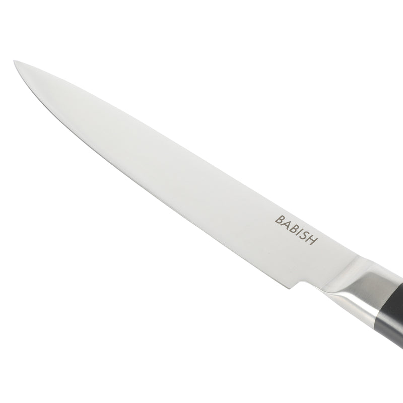 Babish 8" German Steel Carving Knife - Stainless Steel - Gift Box w/ Remailer