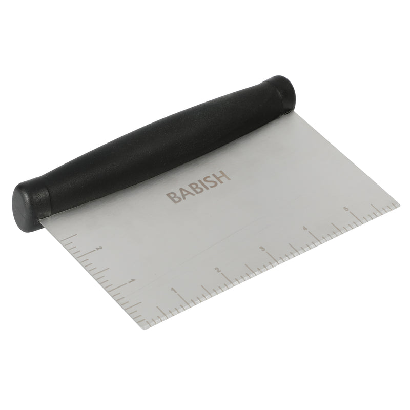 Babish 6" x 3" Bench Scraper - Stainless Steel - Gift Box w/ Remailer