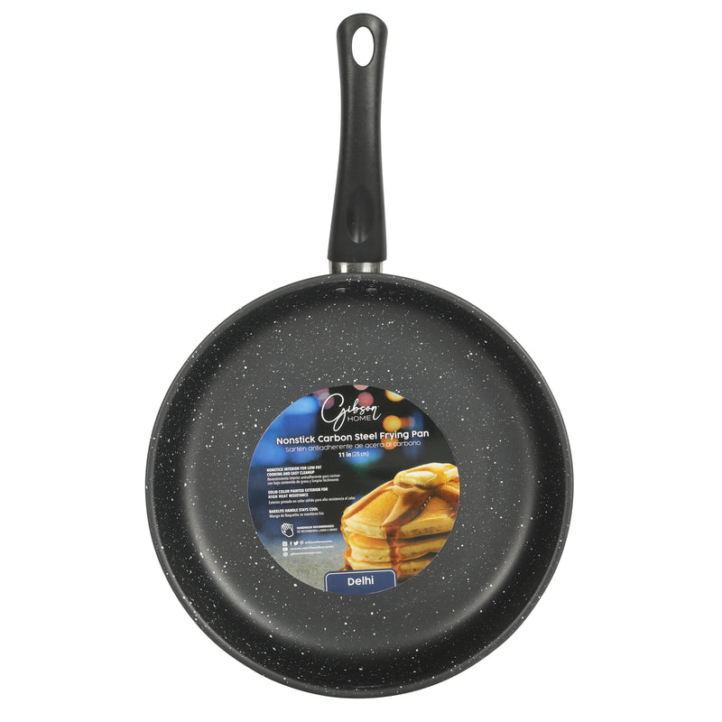 Gibson Home Delhi 11" Carbon Steel Fry Pan - Color Label