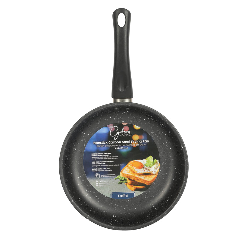 Gibson Home Delhi 9.5" Carbon Steel Fry Pan - Color Label