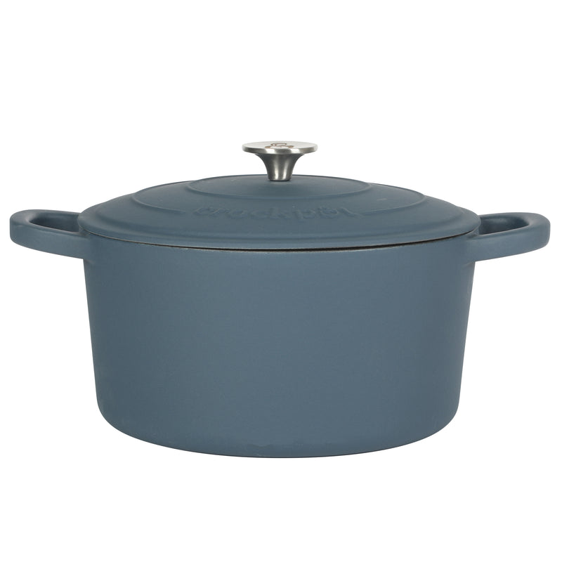 Crock-Pot Artisan 5qt Enamel Cast Iron Dutch Oven w/ Lid - Round - Gift Box w/ Remailer