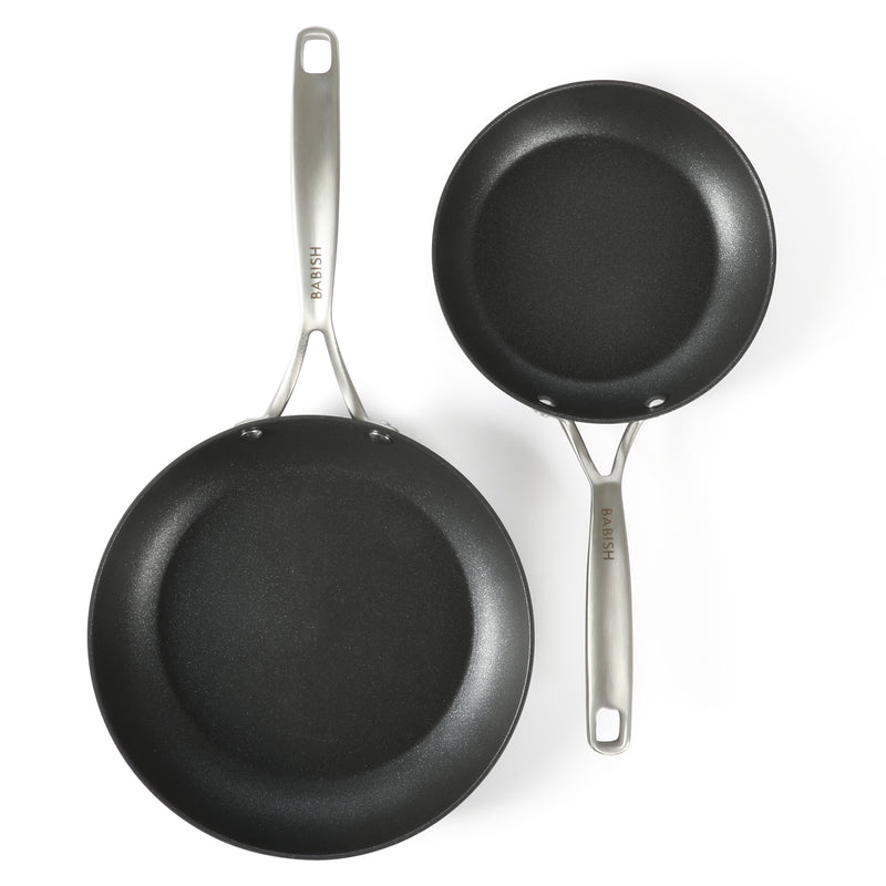 Babish 10pc Hard Anodized Aluminum Cookware Set - Nonstick Interior - Gift Box w/ Remailer