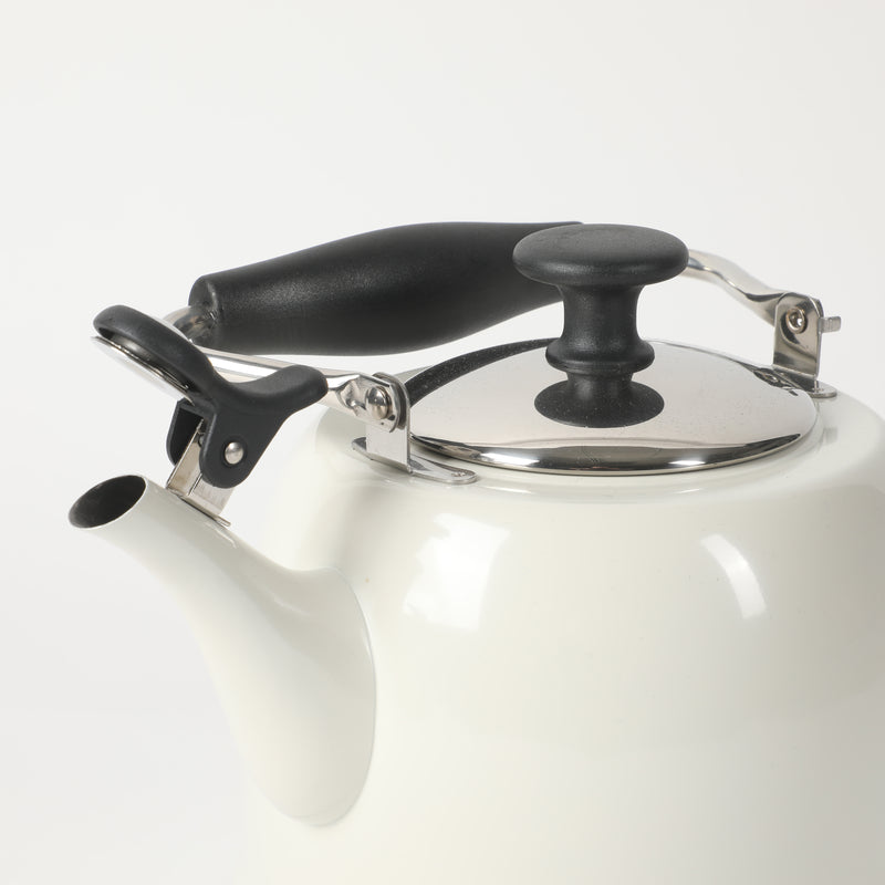 Martha Stewart Everyday Lily Pond 2.2qt Stainless Steel Tea Kettle w/ Lid - Nylon Handle - Encapsulated Base - Color Sleeve
