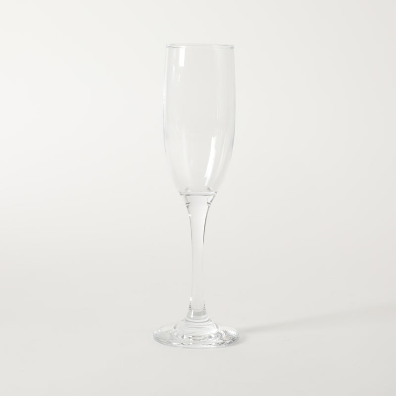 Gibson Home Belinni 4pc 6 oz Flute Stemware Set - Clear - Glass - Open Window GBX