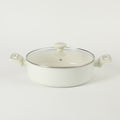Marth Stewart Everyday Rexford 5qt Aluminum Everyday Pan w/ Lid - Ceramic Nonstick Interior - Induction Base - Soft Touch Handle - Color Label
