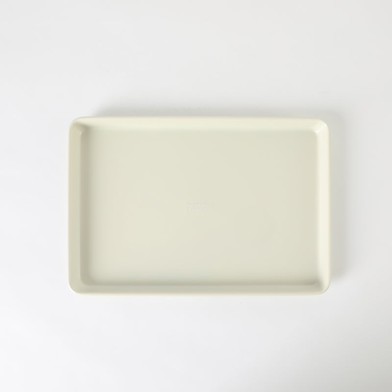 Martha Stewart Everyday 13" x 9" Color Bake Carbon Steel Cookie Sheet - Linen Exterior & Off White Nonstick Interior - Color Label
