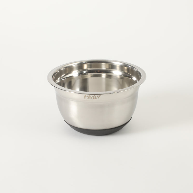 Oster Oswalt 3pc Stainless Steel Mixing Bowl Set w/ Black Antiskid Base - GBX