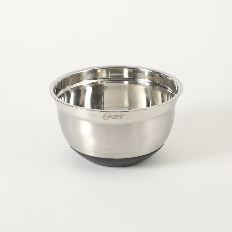 Oster Oswalt 3pc Stainless Steel Mixing Bowl Set w/ Black Antiskid Base - GBX