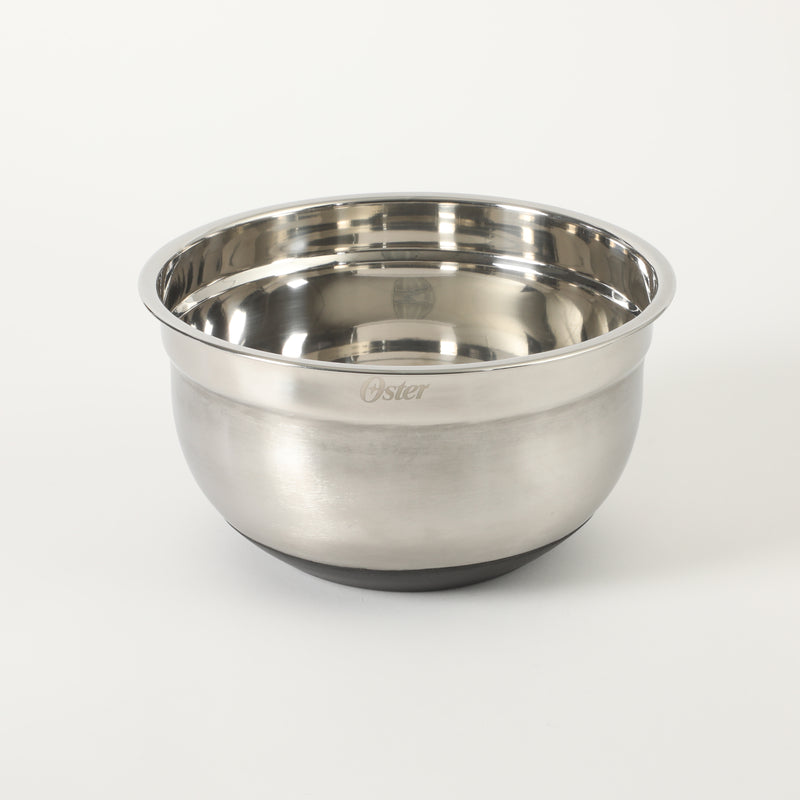 Oster Oswalt 3pc Stainless Steel Mixing Bowl Set w/ Black Antiskid Base - GBX