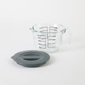 Oster Coolidge Glass 4 Cups Measuring Cup w/ PP Lid - Color Sleeve