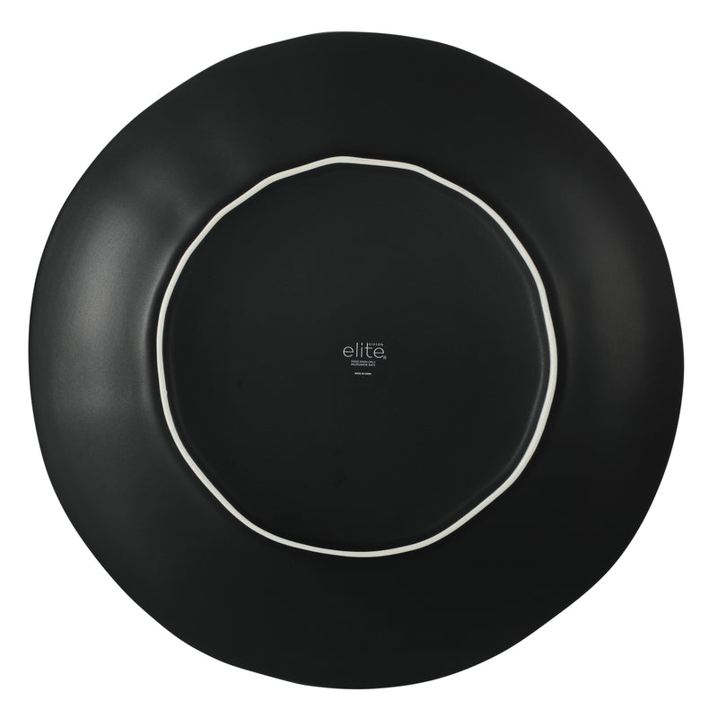 Gibson Elite King's Road 16pc Porcelain Double Bowl Dinnerware Set - Factory Remailer