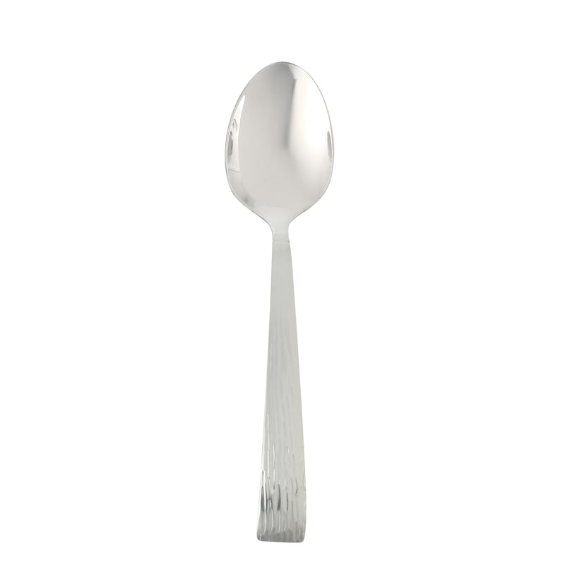 Gibson Home Cowper 20pc Flatware Set - Silver - Polished Hammered - Stainless Steel - Open Window Gift Box