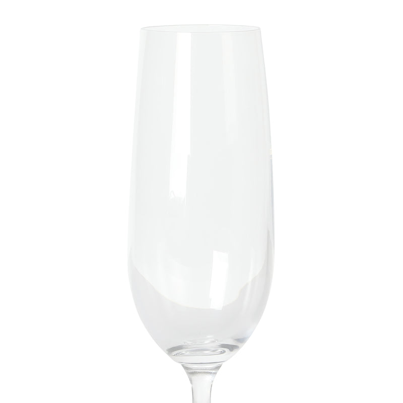 Martha Stewart Vivica 4pc 7.3oz Stemmed Flute Glass Set - Clear - Open Window Gift Box