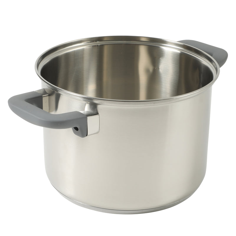 Oster Beauford 5qt Stainless Steel Stock Pot w/ Steamer & Deep Pasta Insert - Soft Touch Handle - Gift Box