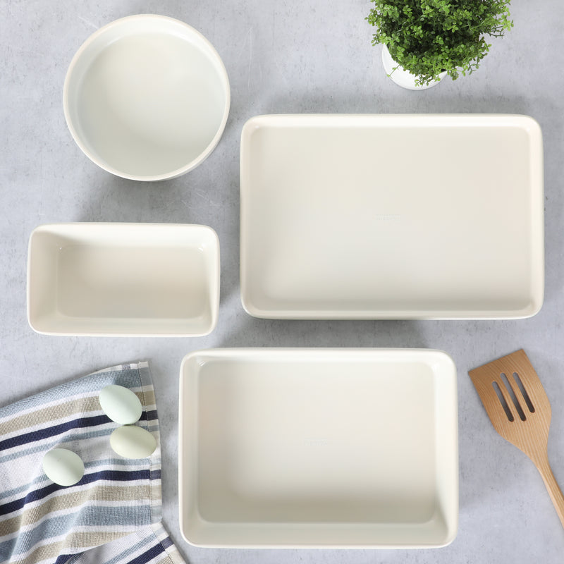 Martha Stewart Everyday Color Bake 4pc Carbon Steel Bakeware Set -Gift Box