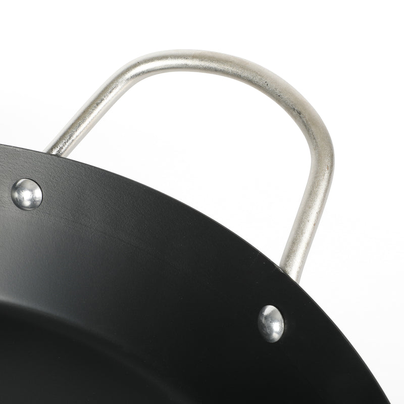 Oster Smithfire 11" Non-Stick Steel Paella Pan - Matte Black - Color Label
