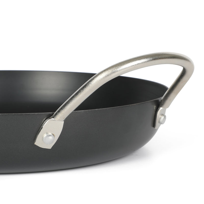 Oster Smithfire 11" Non-Stick Steel Paella Pan - Matte Black - Color Label