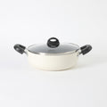 Oster Clairborne 6.9qt Aluminum Caldero w/ Glass Lid - White - Color Sleeve