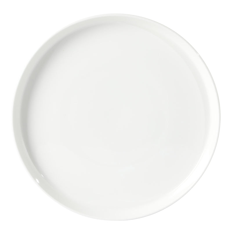Gibson Home Snowscape 12pc Stackable Dinnerware Set - White - Fine Ceramic - Gift Box