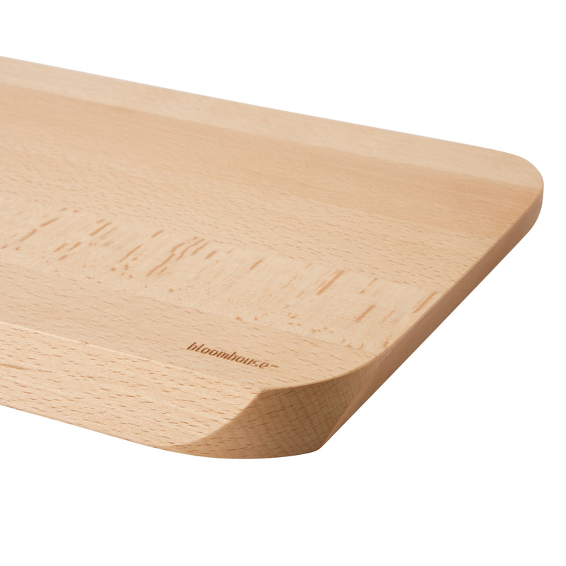 Bloomhouse Lake Como 16" Oil Coated Beech Wood Cutting Board - Color Sleeve w/ Remailer