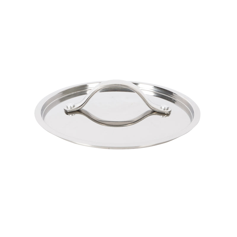 Bloomhouse 3qt Triply Stainless Steel Saucepan w/ Stainless Steel Lid - White Ceramic Interior - Gift Box w/ Remailer