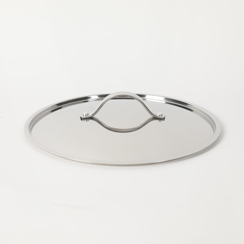 Bloomhouse 6qt Triply Stainless Steel Sauté w/ lid & Helper Handle - White Ceramic Interior - Gift Box w/ Remailer