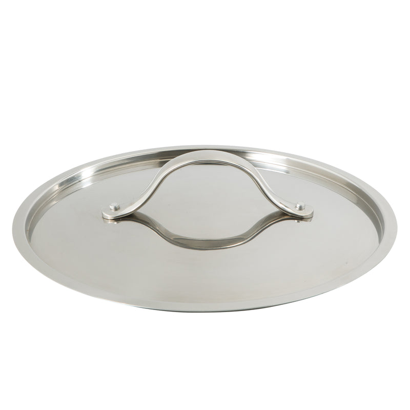 Bloomhouse 8qt Triply Stainless Steel Stock Pot W/ Stainless Steel Lid - White Ceramic Int - GBX w/ Remailer