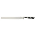 Martha Stewart Carverton 10" Stainless Steel Hollow Edge Slicer - Black - Traditional Shape - ABS Forged Handle - Gift Box w/ Remailer