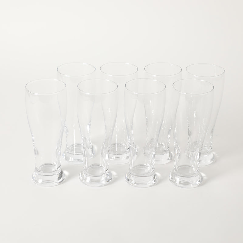 Gibson Home Callum 8pc 15.6oz Beer Pub Glass Set - Clear - Open Window Gift Box