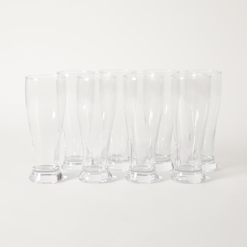 Gibson Home Callum 8pc 15.6oz Beer Pub Glass Set - Clear - Open Window Gift Box