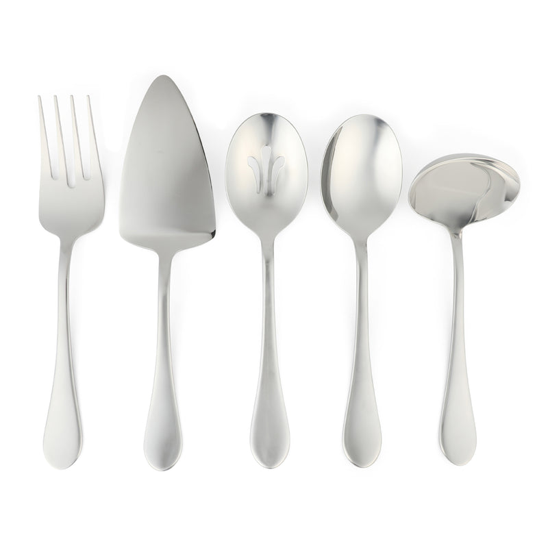 Martha Stewart Alness 5pc Stainless Steel Hostess Set - Open Window Gift Box
