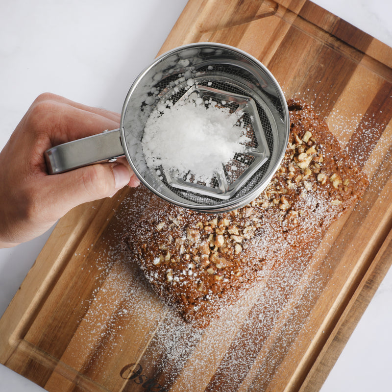 Oster Helmsdale 1pc Stainless Steel Flour Sifter - Hang Tag
