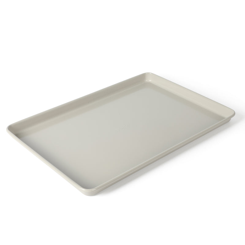 Martha Stewart Gallen 13" x 9" Carbon Steel Cookie Sheet - Cool Grey - Nonstick Interior - Color Label